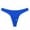 Blue, variant on Intimates Mens Underwear Micro Thong Bikini Front Hole Underwear Underpants