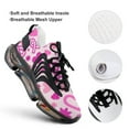 thumbnail image 4 of Breast Cancer Awareness Pink Ribbon Walking Shoes for Men Woman Lightweight Tennis Fashion Elastic Sports Shoes Cushion Basketball Shoes, 4 of 8