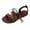 #Brown, variant on Lace Up Sandals for Women Gladiator Flat Shoes Ankle Wrap Strappy Open Toe Summer Casual Boho Footwear Dressy Beach Walking Slides Lightweight Ladies Fashion Wear