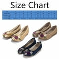 thumbnail image 2 of Women and Ladies The Hibiscus Embroidered Sandals Cheongsam Flat Shoes, 2 of 9