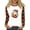 Orange#044, variant on LTTVQM Womens Halloween Tops Ghost Pumpkin Bat Graphic Funny Long Sleeve Blouses Hocus Pocus Crew Neck Shirts Trendy Halloween T Shirts Black S