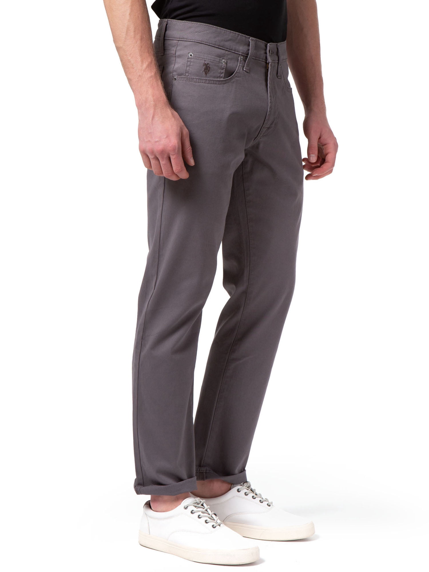 U.S. Polo Assn. Men's Slim Straight Stretch Twill 5 Pocket Pants