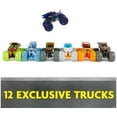 thumbnail image 6 of Monster Jam, 12-Pack 1:64 Scale Monster Truck Vehicles (Walmart Exclusive), 6 of 10
