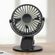 thumbnail image 5 of Wosthever Ventilador de mesa, miniventiladores portátiles de bajo ruido, rotación de 360 ​​grados, recargable por USB, refrigeración por aire para Electrodomésticos Negro Wosthever HA3468-01B, 5 of 6