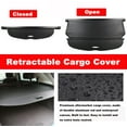 thumbnail image 6 of Fit 5-Door Honda CR-V 2017-2022 Cargo Cover for Honda CR-V 2017 2018 2019 2020 2021 2022 SUV Crossover Accessory Black Retractable Rear Trunk Privacy Security Shield Shade, 6 of 7