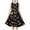 Multicolor-24, variant on Ugoldhm Girls Casual Ruffle Dress Cute Print Sleeveless Boho Dress Fit & Flare Dress Summer Outfits Size 4-14
