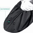 thumbnail image 2 of Haute Qualité! 8 Paires (Noir) de Couvre-Chaussures Réutilisables Antidérapants pour Tapis Ménagers, Couvre-Chaussures Imperméables pour Protection des Sols, Lavables en Machine, 2 of 5