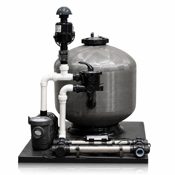 Half Off Ponds Simply Clear Pond Filter System, UV Clarifier, 2 HP ...