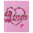 thumbnail image 5 of Girl's Youth New Era  Pink St. Louis Blues Flip Sequin V-Neck T-Shirt, 5 of 6