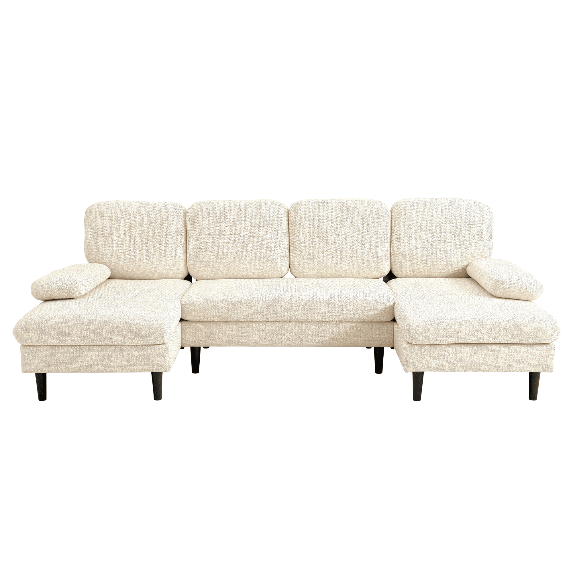 U-Shaped Sectional Sofa with Double Chaise