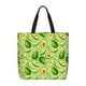 thumbnail image 1 of Fotbe Green Avocado Bolsa Tote con Estampado para Mujer, Bolsos con Cremallera, Bolsa de Hombro Casual de Gran Capacidad con Bolsillos Internos, 1 of 7