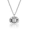 thumbnail image 2 of Expanding 4 Photo Lockets Necklace Gold Ball Angel Wing Pendant, 2 of 5