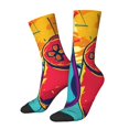 thumbnail image 1 of Balery Gaming Calcetas Largas con Estampado para Hombre y Mujer – Suaves y Transpirables, Talla Única (US 5-11), 1 of 6