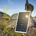 thumbnail image 2 of Yeacher 40W Monocrystalline Solar Panel Off Grid High Efficiency Module IP65 Water Resistant for Home RV Car Boat Electronic Device, 2 of 8