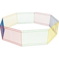 thumbnail image 1 of Multipurpose Pet Playpen, Easy Assembly Foldable 8-Panel Metal Dog Fence, Ideal for Small Animals Galvanized Metal Construction, Portable Exercise Pen, 13 Inch Multi-Color Design, 1 of 6