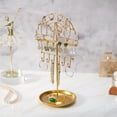 thumbnail image 5 of Luoshdecor Jewelry Holder Organizer,Jewelry Stand with Base Metal Tray ,Earring Tree Display Stand for Necklace, Bracelet, Earrings,Rings, 5 of 6