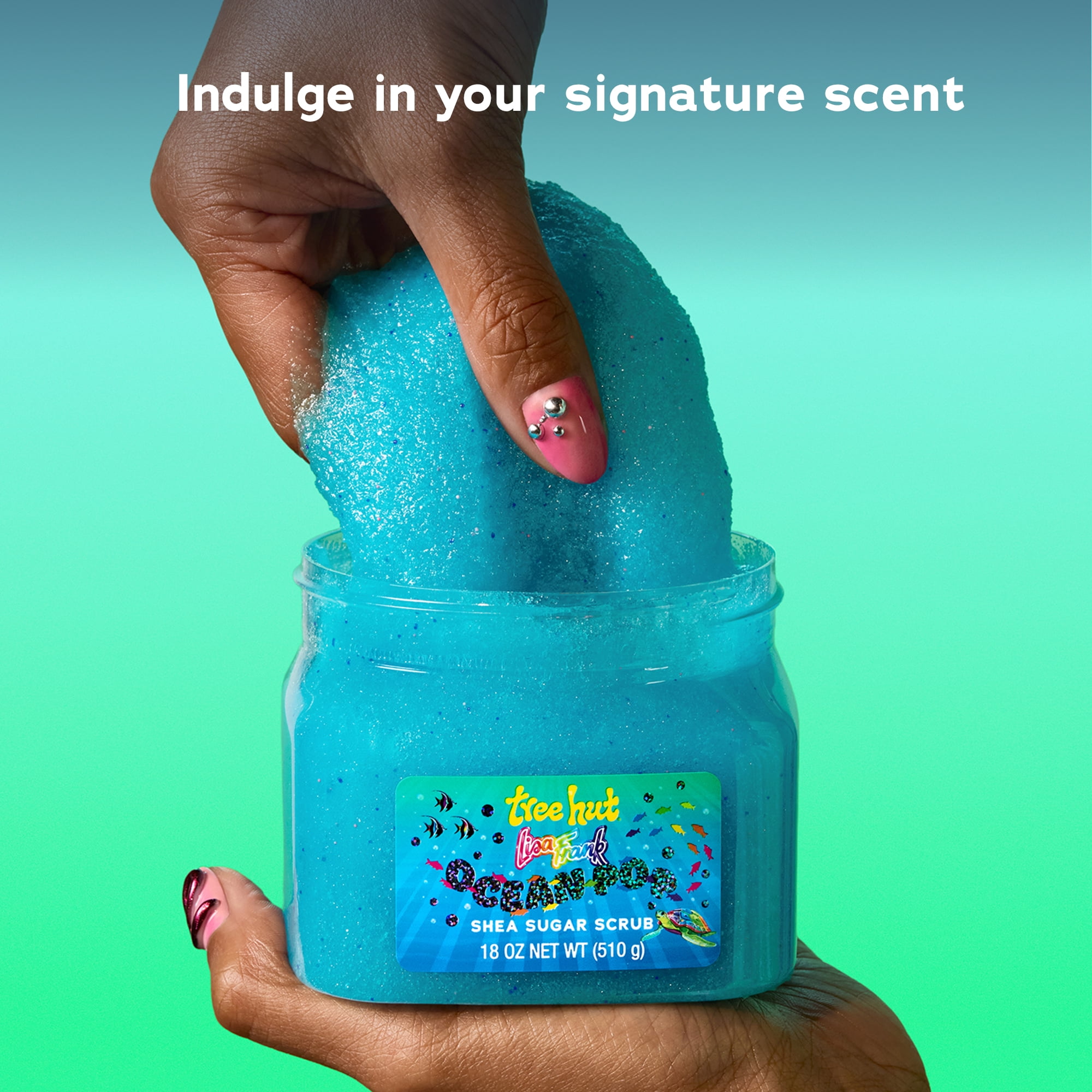 Lisa Frank x Tree Hut Ocean Pop Shea Sugar Scrub – 18 oz