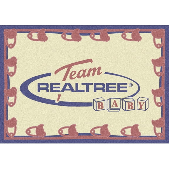Milliken Beige Sports Door Mat Realtree Baby Girl - Aprx 2' 8" x 3' 10"