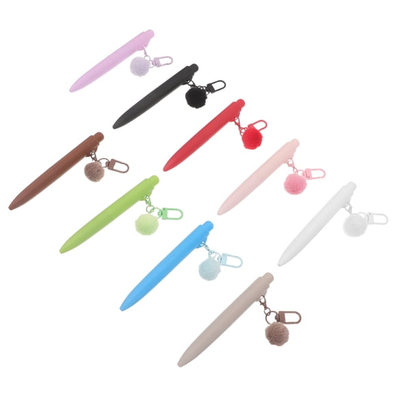 SHOWERORO 9Ud Bolígrafos De Gel Con Pequeño Y Clip Para Llavero Ideales Para Notas Rápidas Y Oficina
