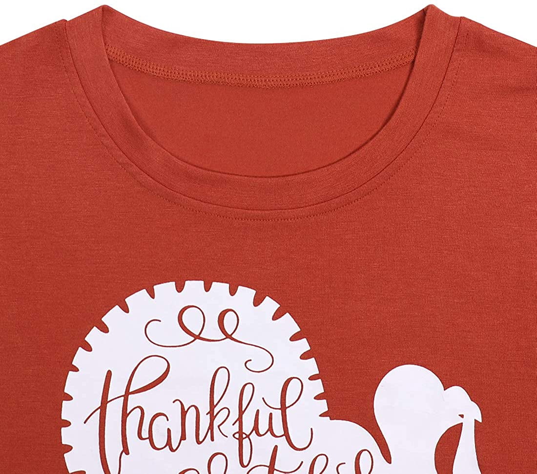 Thanksgiving Shirts Women Cute Turkey 