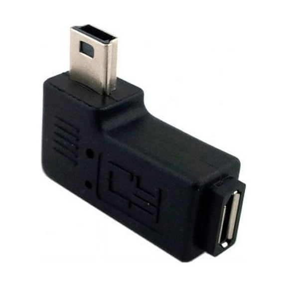 Chenyang CY 90 Degree Right Angled Mini USB Male to Micro USB Female Data Sync Power Adapter Adapter