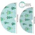 thumbnail image 3 of GZHJMY Winter Green Christmas Tree Christmas Tree Skirt 36" Christmas Decorations Indoor Outdoor Tree Skir for Home Holiday Party Decorations Gift, 3 of 5