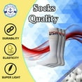 thumbnail image 6 of Yacht & Smith USA Pride Wholesale Cotton Socks For Men Woman Children, American Themed Socks (Kids (6-8) Tube, 36), 6 of 7