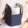 thumbnail image 4 of Sacs à Lunch à Poignée Réglable pour Hommes Boîte Bentro Ronde Isolée 24h Conteneur Boîte à Riz Couverture Sacs de Mode Portables Pochette, 4 of 6