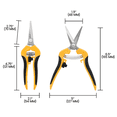 thumbnail image 5 of Zenport H357F Comfi-Grip Harvest Shear, Straight Blade, 2 Inch Stainless Steel Blades, Black/Yellow, 5 of 5