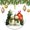 Pattern, variant on Ornament Christmas Duck Got Any Grapes Double-Sided Ceramics Ornaments Animals Themed Gifts Personalized Christmas Ornaments Ornament Xmas Present