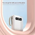 thumbnail image 6 of Taicans Power Bank,Power Bank Portable Charger,Mini Power Bank 6000mAh,10w Max Fast Charging Portable Charger with Built-in Cables,USB C Phone Battery Pack for All Phone（White）, 6 of 6