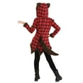 thumbnail image 2 of Girl's Werewolf Coat Costume, 2 of 7