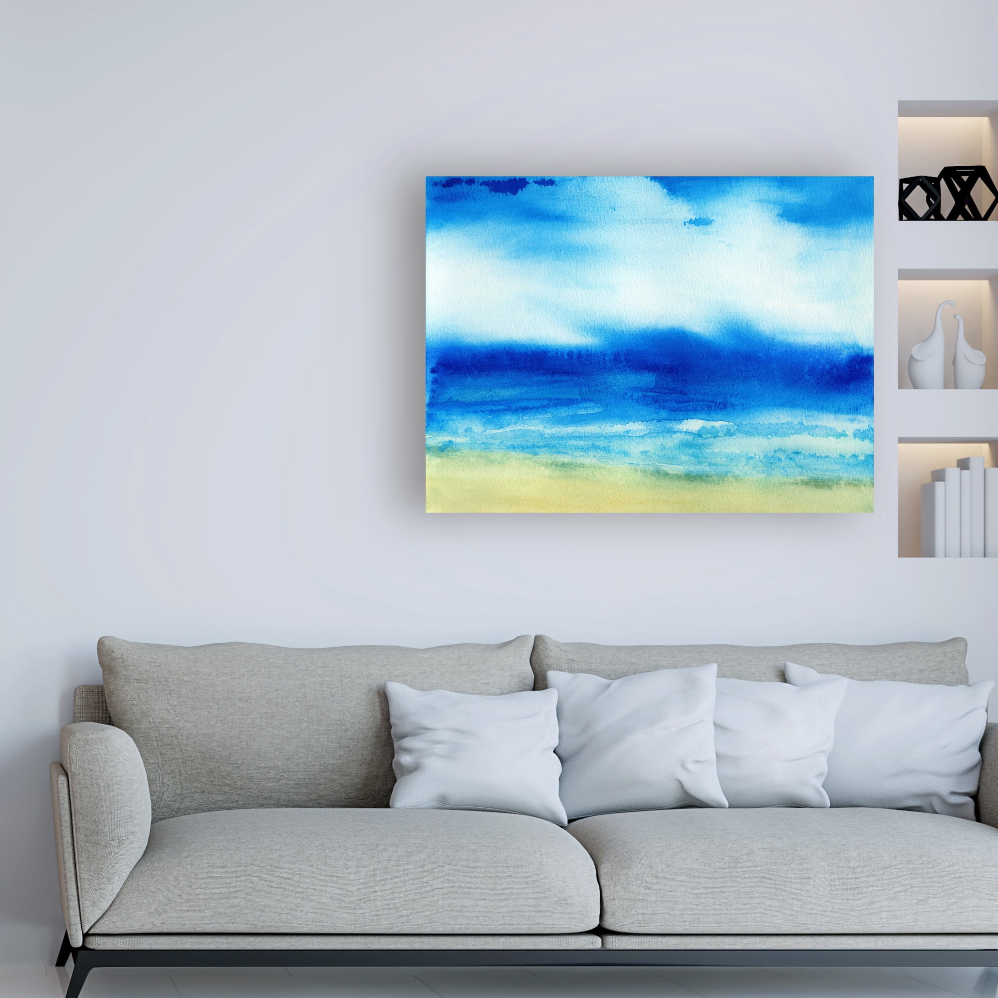 Trademark Fine Art 'Sea Church II' Canvas Art by Jacqueline Maldonad