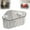 Grey, variant on Suction Corner Storage Basket, 2025 Upgraded Suction Cup Press Sink Drainer Basket, Automatic Dumping Sink Strainer Basket,Faucet Sponge Storage Rack (Transparent Black)