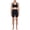 Black, variant on Women's Plus Size Instant Shaping Seamless Slip Short