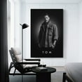 thumbnail image 3 of Tom Hardy Poster White And Black Picture Print Wall Art Poster Painting Canvas Posters Artworks Gift Room Aesthetic 08x12inch(20x30cm), 3 of 6