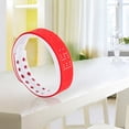 thumbnail image 2 of Pulsera deportiva inteligente de silicona, reloj de pulsera LED, brazalete multifuncional rojo, 2 of 5