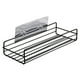 thumbnail image 2 of Xihbxyly Estantes Flotantes de Pared con Estructura de Metal Negro, Instalación Segura, Organizador Versátil para Baño, Cocina, Sala de Estar y Oficina, 27,5 X 11 X 5,5 Cm., 2 of 7