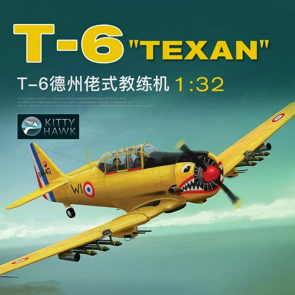 Kitty Hawk Assembled Aircraft Model Kit KH32002 North American T6 Texan Trainer 1/32 Scale