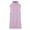 Lavender, variant on Women's Sleeveless Turtleneck Sweater Top in Stretchable Viscose Blend Lavender, L