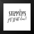 thumbnail image 2 of Wild Apple Portfolio 15x15 Black Modern Framed Museum Art Print Titled - Stepmom Inspiration I, 2 of 5