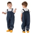 thumbnail image 3 of VOUZZA Kids Waterproof Waders with Boots Toddler Rain Bibs for Muddy Play Children One-Piece Fishing Suit for Beach & Puddle Water Play Gear, 3 of 3