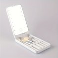 thumbnail image 3 of MesaSe LED Makeup Mirror With Full Set Brushes  Touch Screen Lighted Compact Mirror Makeup Brushes Holder Case  Travel Portable Makeup Touch-up Mirror With Face Eye Makeup Brush Kit  Gift, 3 of 7