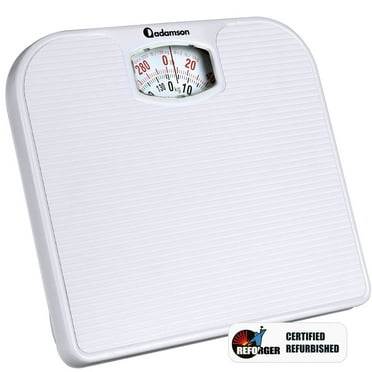 Adamson A25 Mechanical Bathroom Scale - Analog Scale Up To 400 Lbs, Silver 3 thumbnail image