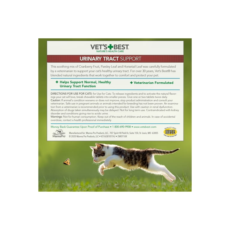 Vet's Best Urinary Tract Support for Cats, 60 Tablets photo 7