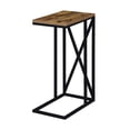 thumbnail image 2 of Convenience Concepts Tucson C End Table in Nutmeg Wood Finish and X Metal Frame, 2 of 5