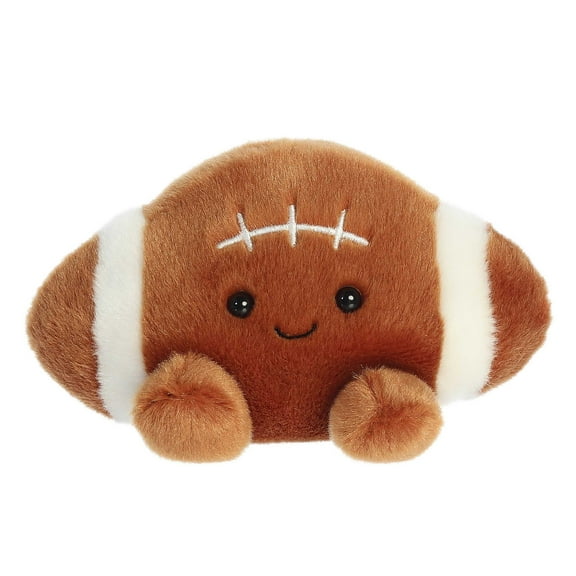 Aurora - Mini Brown Palm Pals - 5.5" Tackle Football - Adorable Stuffed Animal
