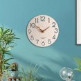 thumbnail image 4 of Reloj multiusos para regalo, adorno de números arábigos, madera silenciosa redonda de 12 pulgadas Diámetro: 30cm Zulema Reloj de pared, 4 of 8
