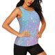thumbnail image 2 of Fotbe Fantasy Gradient Blusas Sin Mangas para Mujer – Estilo Casual, Corte Suelto, Slim-Fit, Cuello Redondo Deportivo, Tops de Verano para Gimnasio y Yoga-Small, 2 of 7