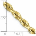 thumbnail image 2 of Jewelry by Sweet Pea 10K Yellow Gold 5.0mm Diamond-Cut Quadruple Rope Chain, 2 of 5